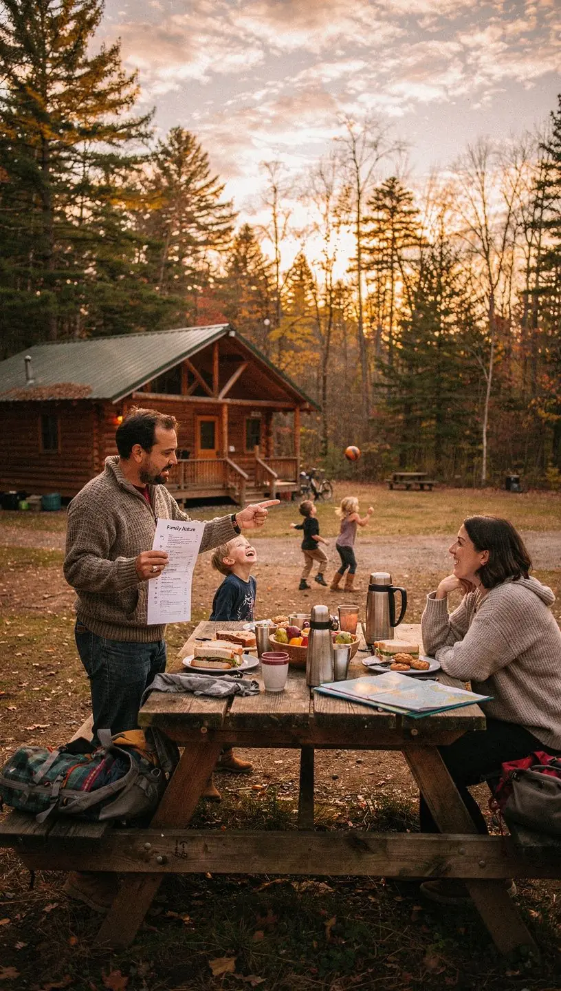 Mapa z zaznaczonymi atrakcjami turystycznymi w Stanach Zjednoczonych