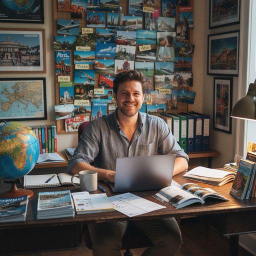 Zdjęcie lokalnego punktu widokowego z panoramą miasta